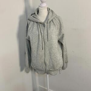 YPB Your Personal Best Hoodie XXS GRAY Full Zip Jacket Pocket Ladies New